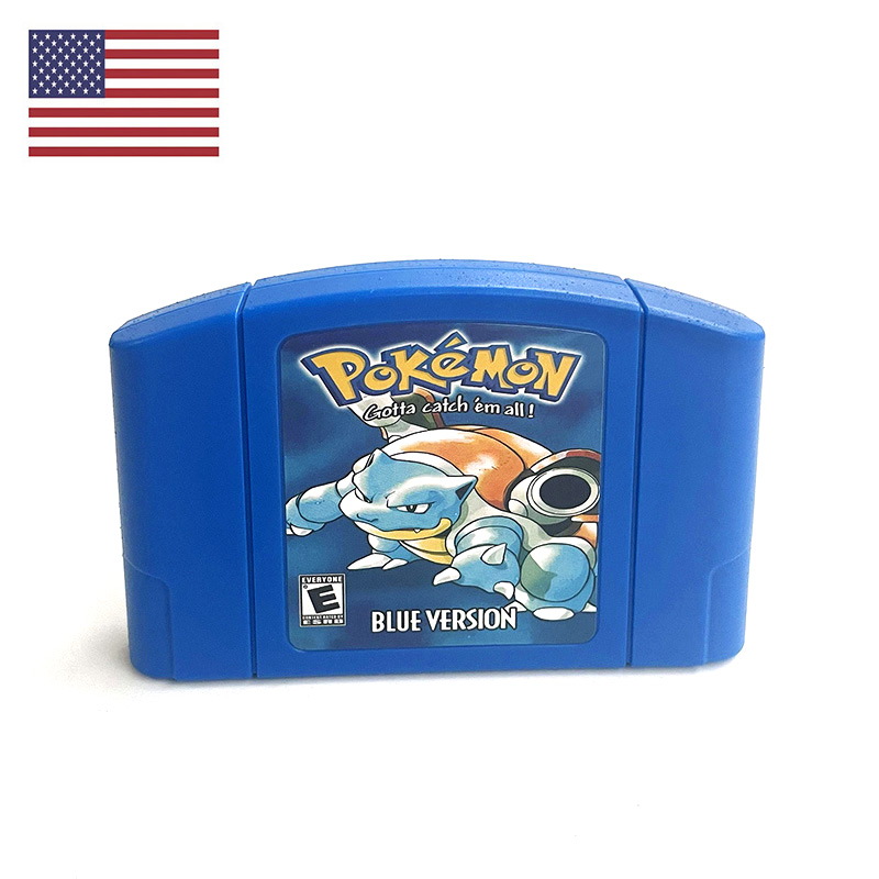Retro Gaming Unit - Игровой картридж для N64: Pokemon Blue