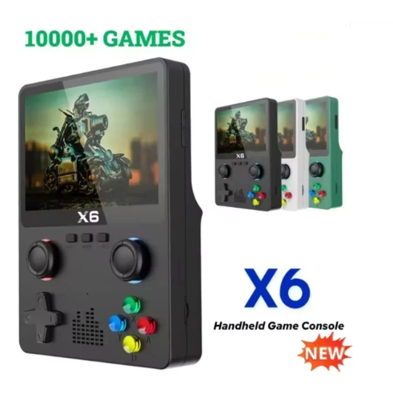 Retro Gaming X6 - Портативная игровая консоль X6, ретро-игровая приставка