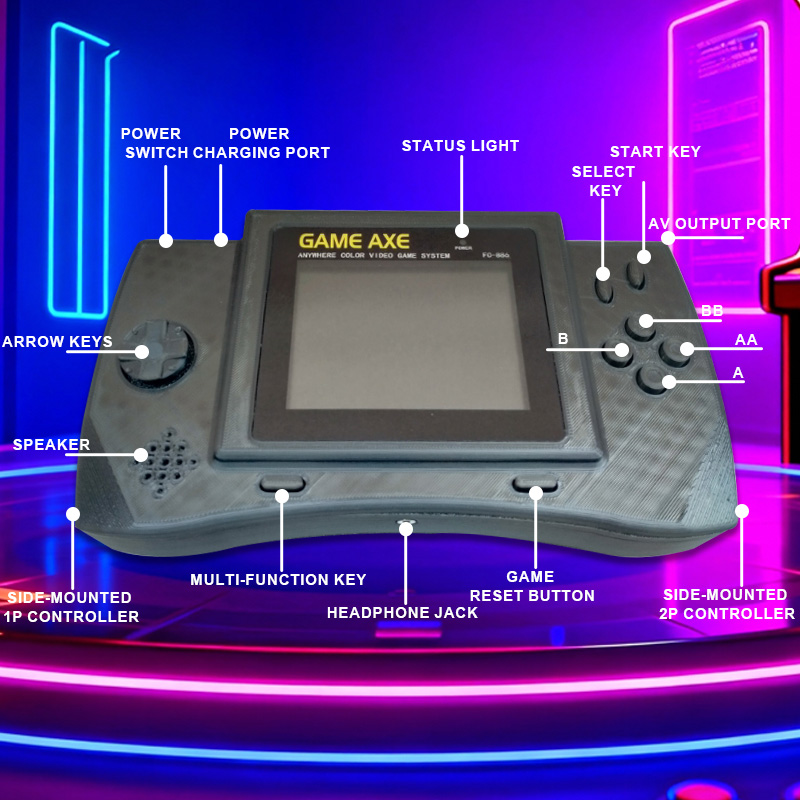 Портативная игровая консоль PF – обзор и цена Retro Gaming Arcade Console
